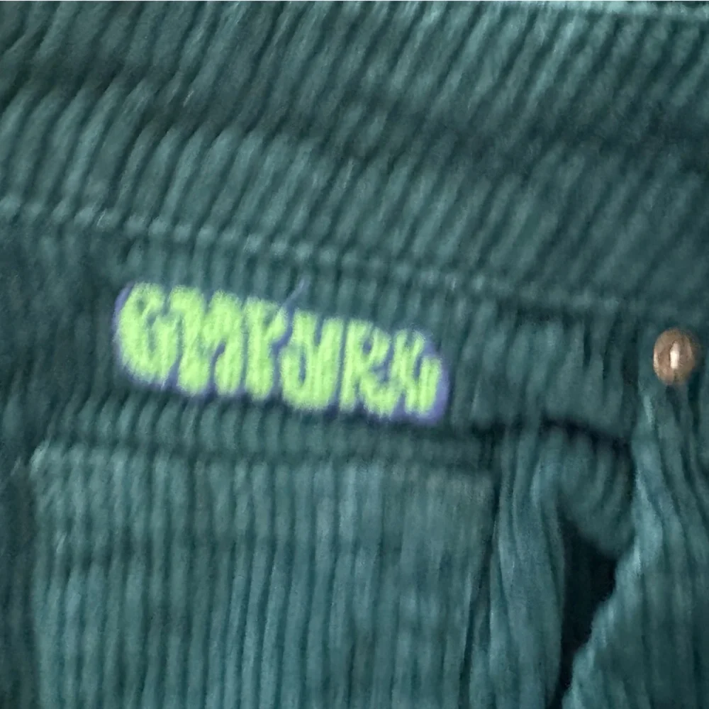 Empyre Tori Ponderosa Corduroy Skate Pants dark green size 3 Junior